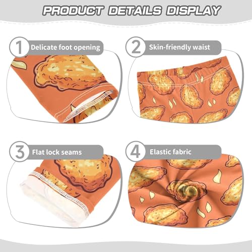 ZZKKO Girls Leggings Pickles Or Cucumbers Toddler Girls Clothes Leggings for Girl Toddler Girl Pants 3-10T3