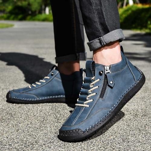 Men's Casual Leather Shoes Fashion Comfortable Slip On Loafers Lightweight Walking Driving Dress Shoes for Daily3