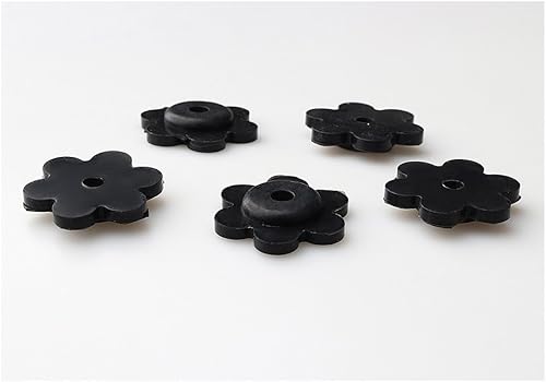 Miniatura 5 de 5 topes de bandera, tapones de goma para bandera de jardín, topes para poste de bandera de jardín de Navidad