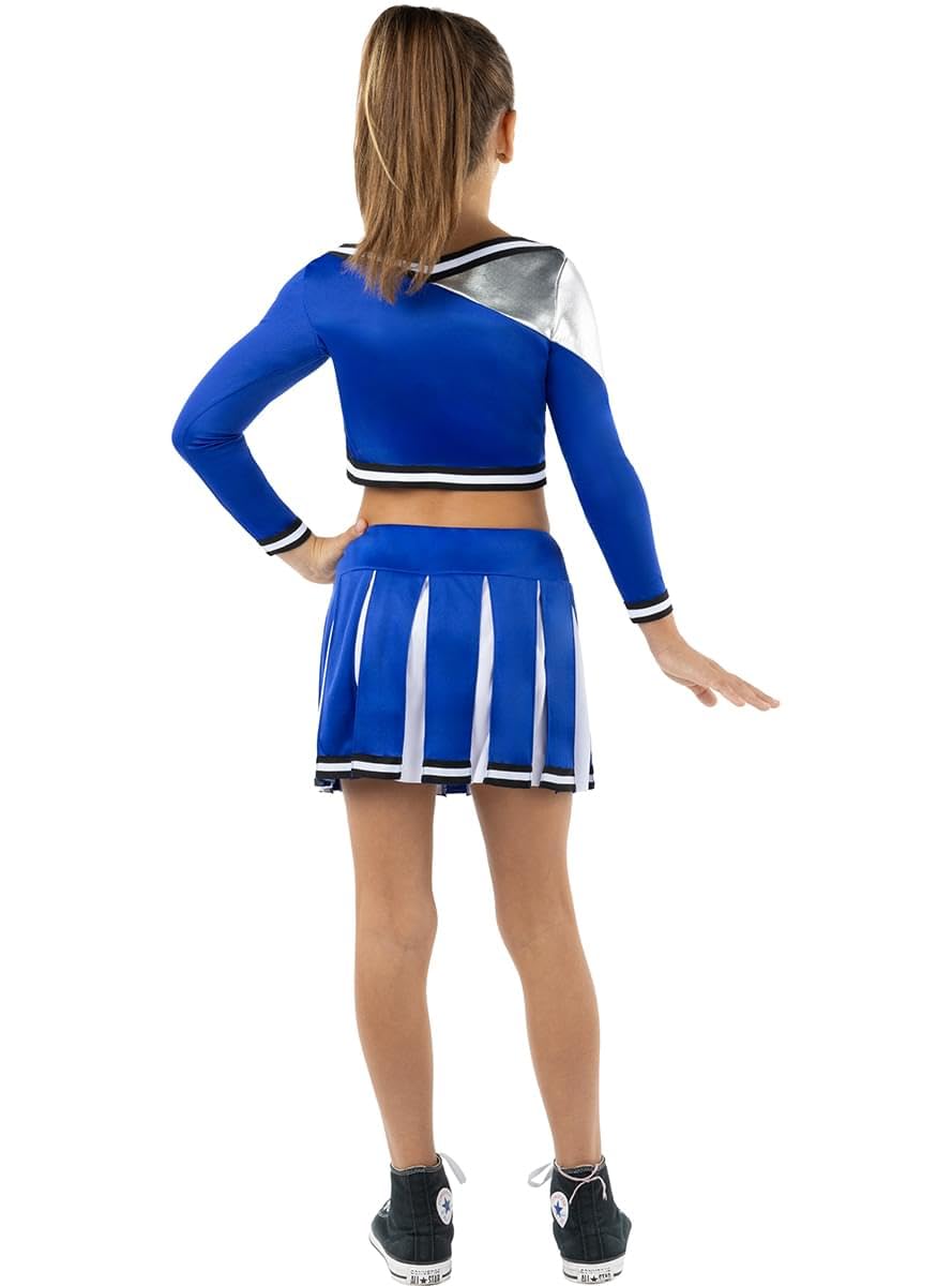 Funidelia | Costume cheerleader per bambina Cheerleader, Football Americano, Scuola superiore, Professioni - Costume per bambini e accessori per Feste, Carnevale e Halloween