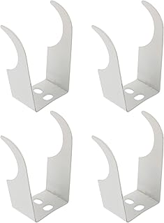 DOITOOL 4 szt. haczyki na grzejniki wieszaki ścienne drzwi wieszak rurowy hak łazienkowy uchwyt Crook chwyć hak kapelusz wieszak na ubrania do podgrzewanego wieszaka na ręczniki grzejnik