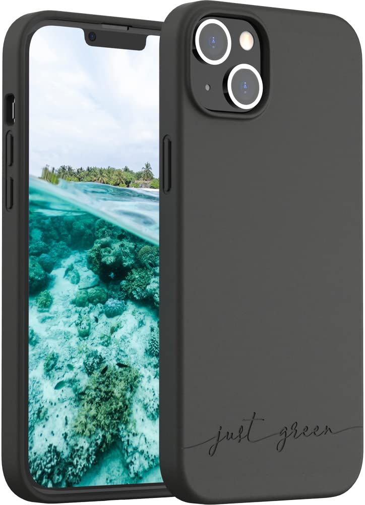 Force iPhone 14 Plus Phone Case, Eco-Designed Shell with Bioplastic and Bamboo Fibers, Optimal Protection, Recyclable Packaging, Natural Night