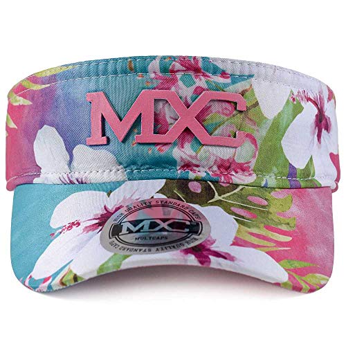 Viseira MXC BRASIL Floral Florido Flor Gênero:Homem;Tamanho:Único;Cor:Rosa