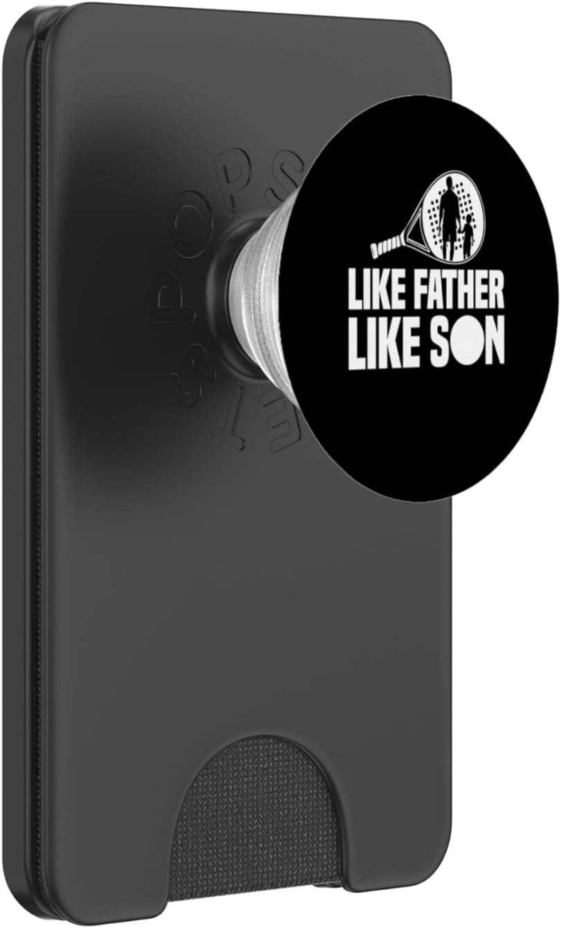 Like Father Like Son Padel Racquet Paddle PopSockets PopWallet for MagSafe