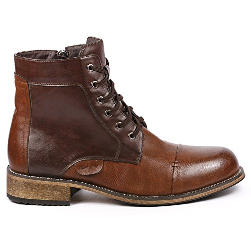 Metrocharm MC004 Men's Lace Up Cap Toe Formal Dress Casual Fashion Boots2