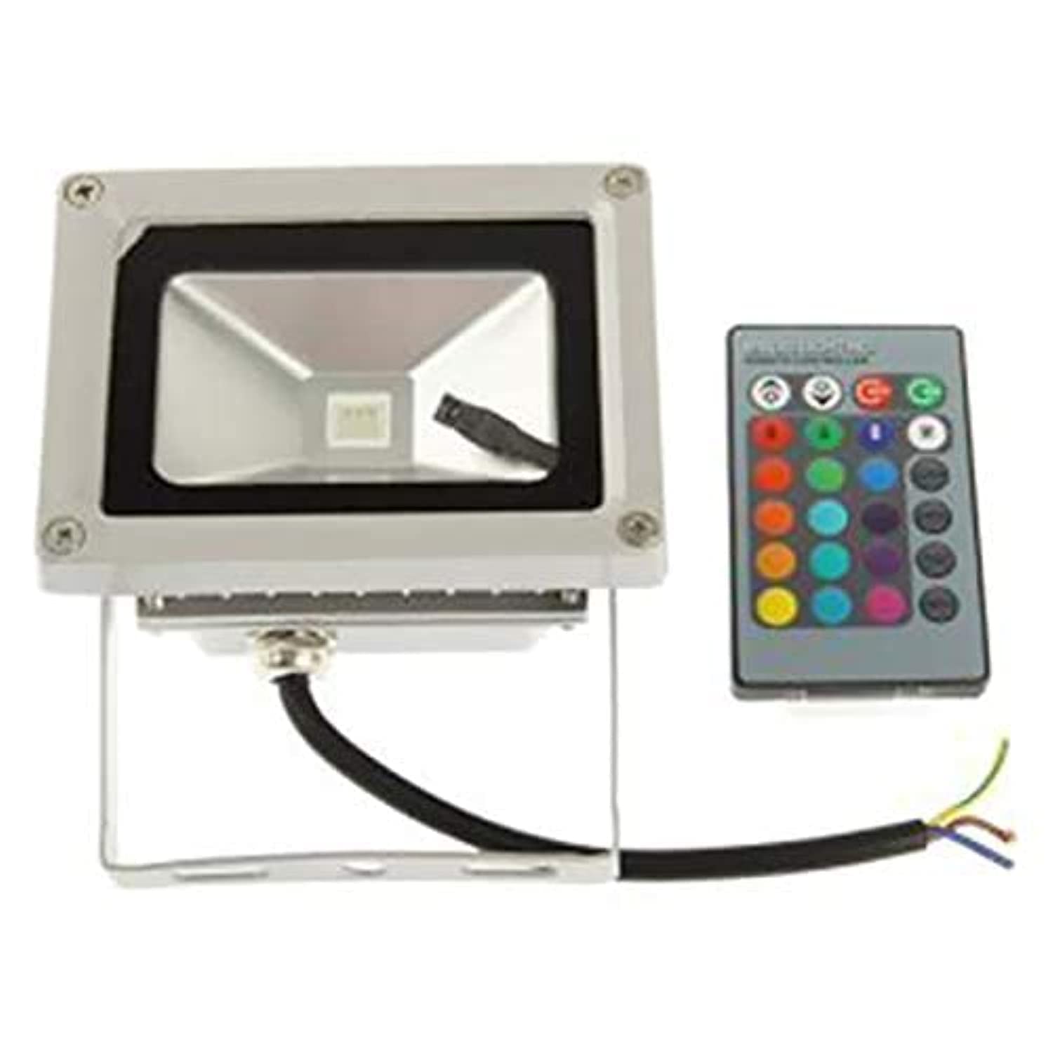 Sunsky Waterproof Rgb Led Remote Control Floodlight Lamp - White
