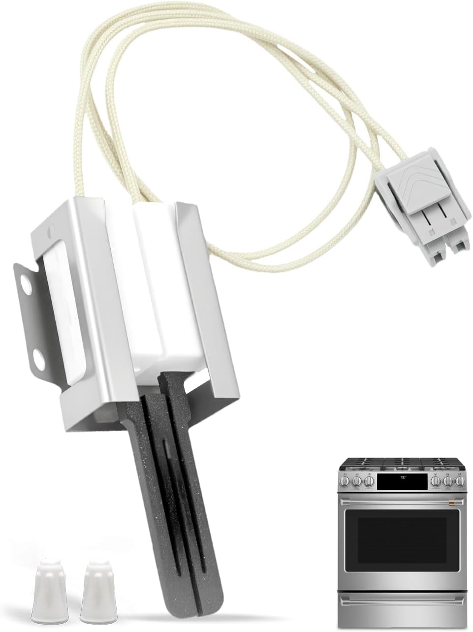 CGS700P2M1S1 CGS700P2M2S1 Gas Oven Igniter Fit For GE CGS700P2M3S1 CGS986SEL1SS CGS986SEL2SS JGB660EEJ1ES JGB660EEJ2ES JGB660EEJ4ES JGB660SEJ1SS JGB660SEJ2SS JGB660SEJ4SS JGB660SEJ5SS JGB660SP1SS