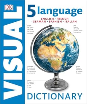 Paperback 5 Language Visual Dictionary: English, French, German, Spanish, Italian Book