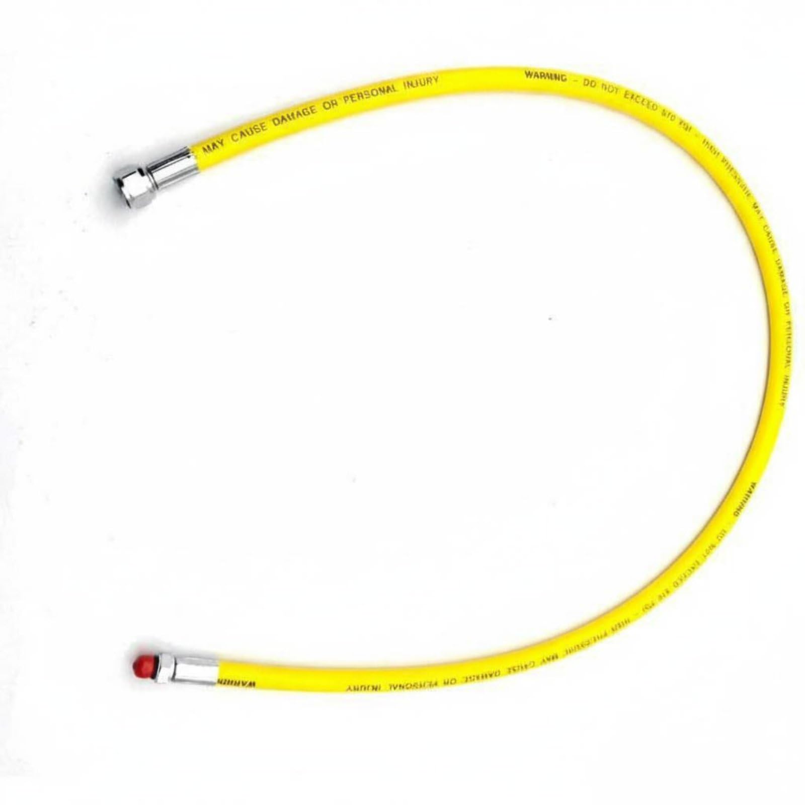 Ojiva® 5 Pieces Dive Regulator Hose Long-Lasting Low Pressure Hose Reliable Second Stage Regulator for Technical Divers, Underwater Diving, Yellow, 95CM-image-11