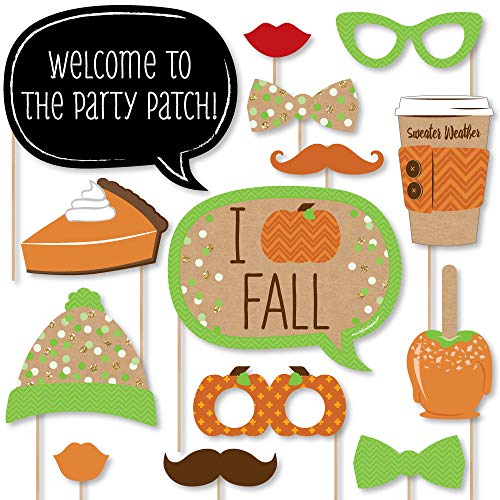 Big Dot of Happiness Pumpkin Patch - Fall, Halloween or Thanksgiving Party Photo Booth Props Kit - 2 - //coolthings.us