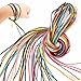 Produktbild Artisan-SH 20 Stück Wildlederband 1m x 3mm Lederband Farbe Lederschnur- verwendet für Schmuck, Halsketten, Armbänder, Perlen DIY handgefertigtes Kunsthandwerk Lederband Set (20 Farben)