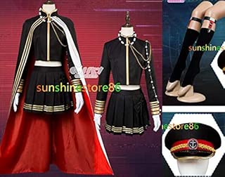 アズールレーンAzur Lane コスプレ 戦艦 三笠 桜都の風 コスプレ 衣装+帽+靴下