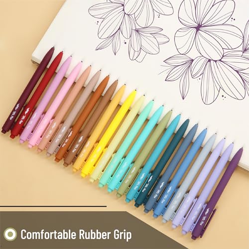 Image of Mr. Pen- Retractable Gel Pens, 22 Pack, Vintage Ink, Fine Point 0.7mm