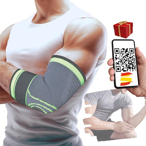 Coderas epicondilitis | Epicondilitis Brazalete | Coderas Gym | Coderas para Tendinitis | Codera Epicondilitis Hombre / Mujer | Codo de Tenista Epicondilitis | Codera Crossfit para tendinitis codo|