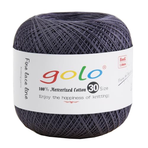 Image of golo Crochet Thread Size 30 Crochet Yarn for Hand Kniting Tatting Yarn 211