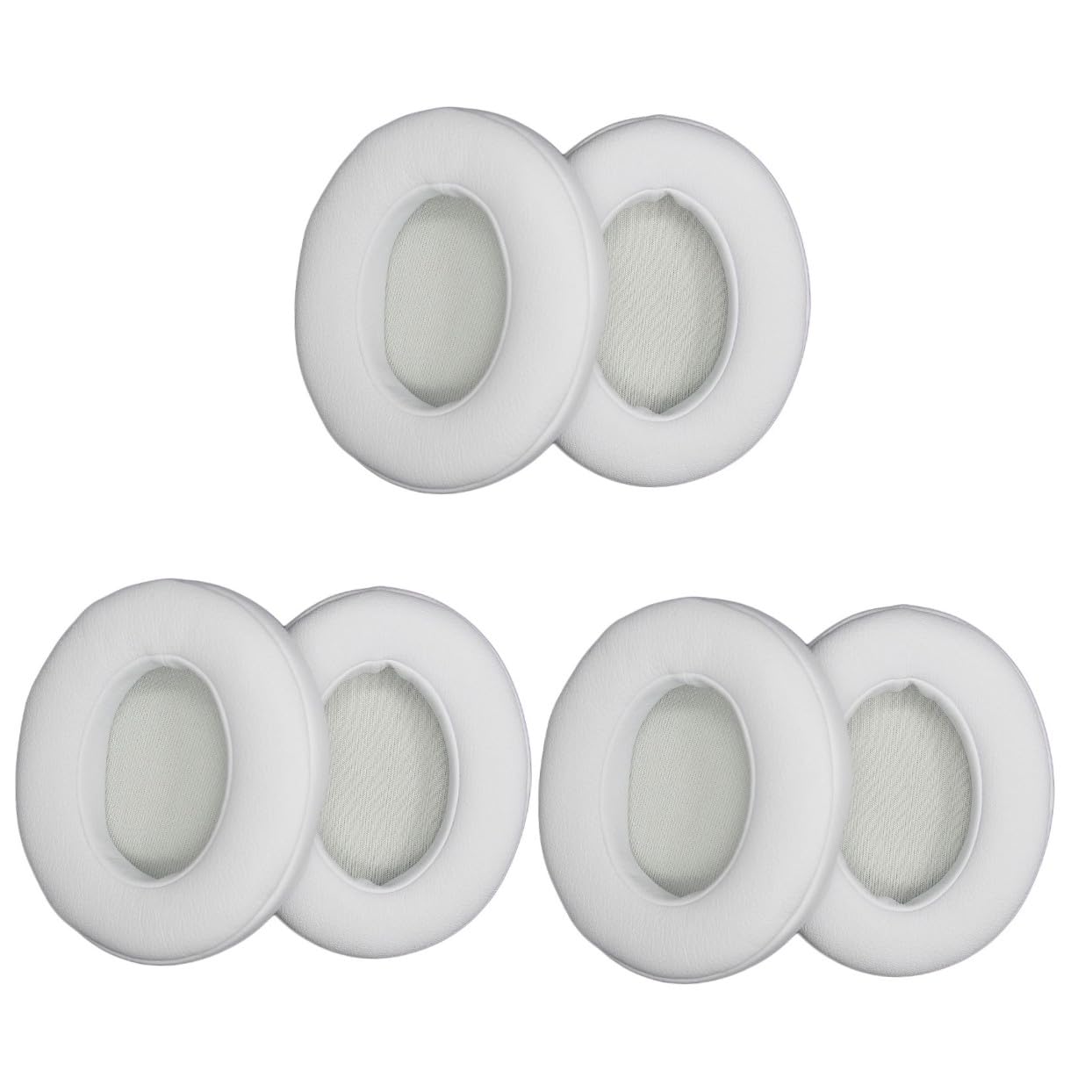 Hemobllo 6piezas Almohadillas De Repuesto para Auriculares Cojines De Oído Suaves y Duraderos Instalación Rápida Pasos Color