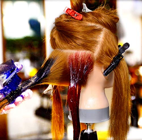 image for JOYFUL QUEEN 100% Human Hair Mannequin Head 100% Hairdressing Hair Tra