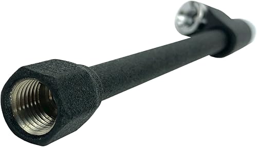 Miniatura 4 de Haltec CH-350-LO-1 Portabrocas de aire de doble pie – Inflador de neumáticos en ángulo para válvulas de difícil acceso