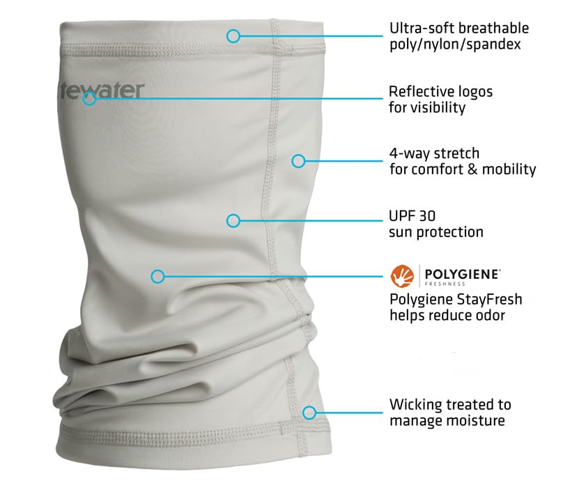 Whitewater Performance Neck Gaiter for Sun Protection with UPF 30+ and Odor-Reducing Technology4