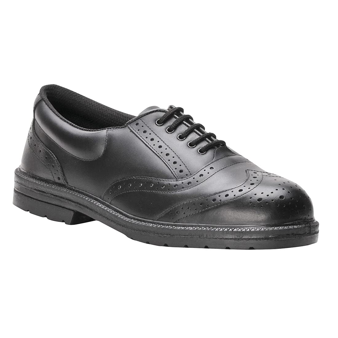 Skórzane buty robocze z brogami ochronne antypoślizgowe odzież robocza FW46 [6,5]