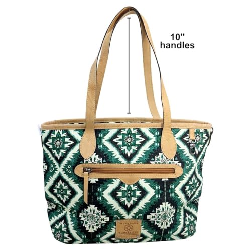 Myra Bag Western Tote Bag for Women - Boho Diamond Aztec Crossbody Handbag3