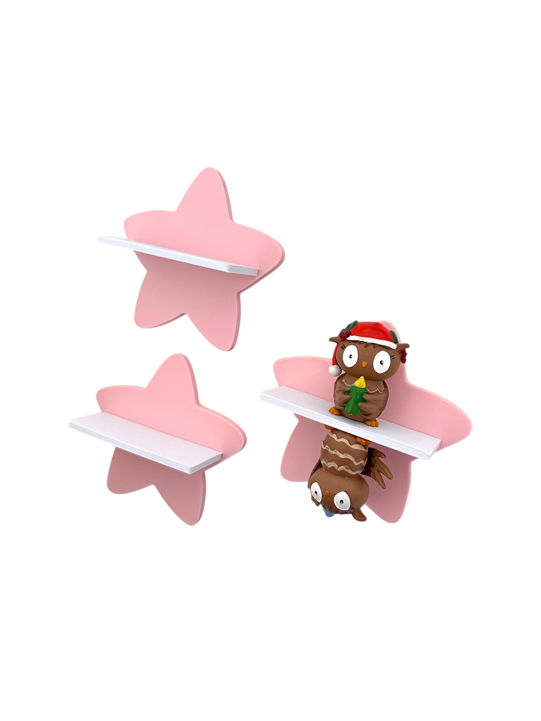PsGreen Mini Star Set of 3 Compatible with Tonie Figures, Tonier Shelf Toniebox Tonie Expansion, Extension Shelf - Image 3