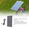 5w Solar Panel, Portable Solar Panels, Weather Resistant Solar Charger Cell, Solar Panel Kit with Dc Interface, Small Solar Panels for Traffic Light 5w 12v