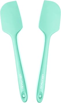600oF Heat Resistant Large Silicone Spatula 11.3" Rubber spatula | 2 Pack Silicone Spatula Set for Baking,Scraping,Mixing Nonstick Cookware Safe Flexible Utensil for Cooking
