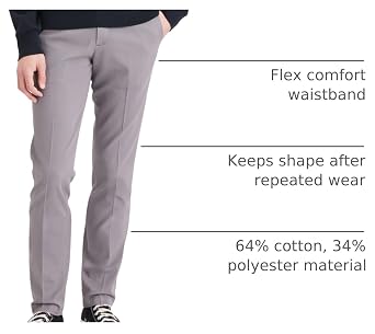 Dockers Men's Slim Fit Easy Khaki Pants