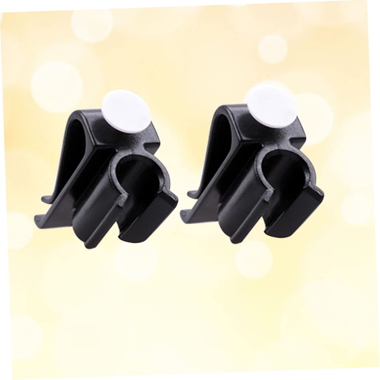 Support de Putter Noir en PP, Lot de 2 Clips pour Golf, Pince de Club Sécurisée, Se Fixe Facilement Paquet, Accessoire de Golf Pratique