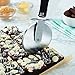 K Basix Cheese Grater & Shredder - Stainless Steel - Razor Sharp Blades - Medium Shred - Ideal Hand Grater for Hard Fruit, Root Vegetables, Nuts, Parmesan Cheese & More! (Pizza Cutter)