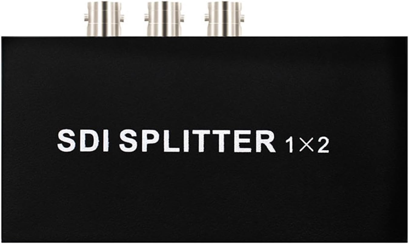 HDMI分配器 1入力2出力｜4K高画質を2画面同時出力・デュアルディスプレイ 高速SDHD3G デュプリケーター 1つの入力を2つの出力に分割 SMPTE 規格 424M 292M スプリッター ABS ハウジ