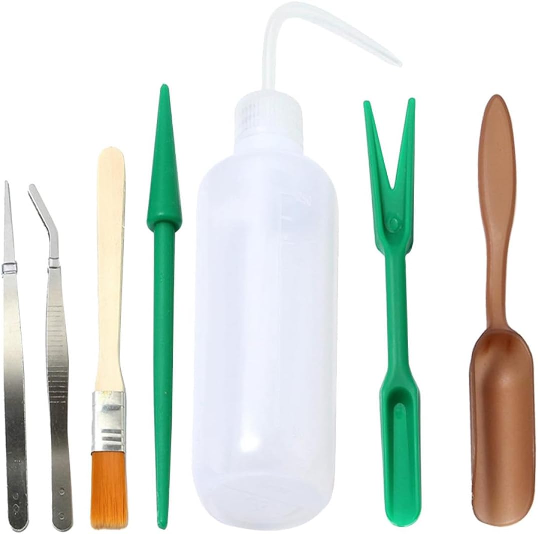7Pcs Planting Tools Set Dispenser and Transplanting Tools