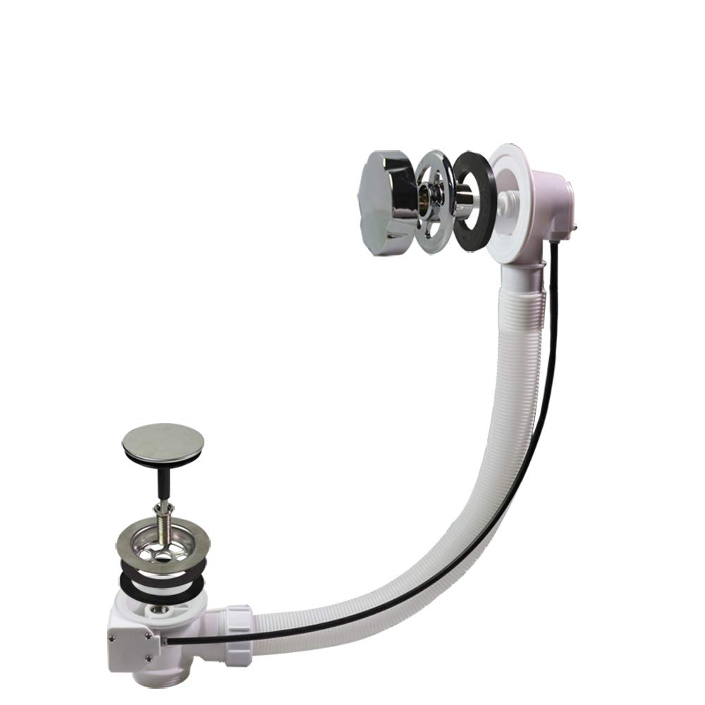 Talea Bath Tube Drainer,Drainage Waste System.XJ148-U, Black - Image 2