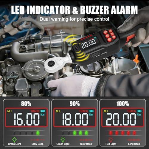 VANPO 1/4 Drive Digital Torque Set