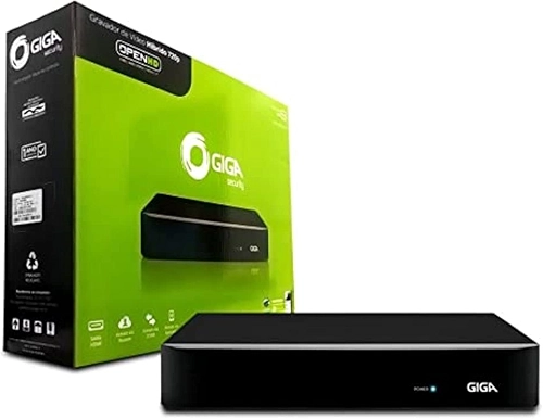 DVR Gravador de Vídeo Digital 1080N 8 Canais 960x1080 1080N VGA e HDMI - Giga Security GS0465