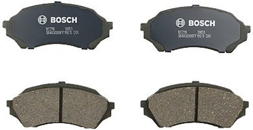 Bosch Automotive BP1078 QuietCast Premium Semi-Metallic Disc Brake Pad Set For: Subaru Forester, Legacy, Outback, B9 Tribeca, Tribeca, WRX, Front — view 321