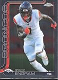 2025 TOPPS CHROME #92 EVAN ENGRAM DENVER BRONCOS FOOTBALL OFFICIAL TRADING CARD OF NFL
