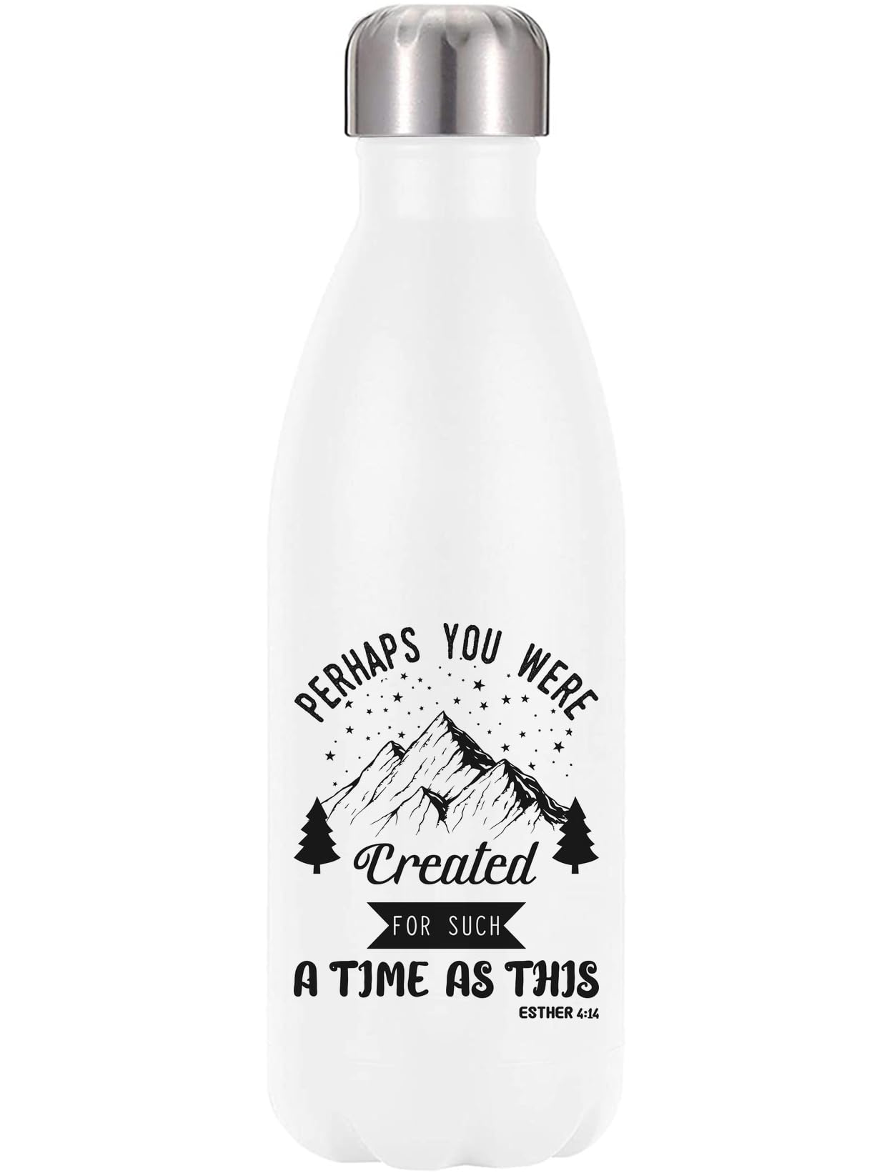 Botella térmica de agua de 350 ml con versátil termo de acero 1