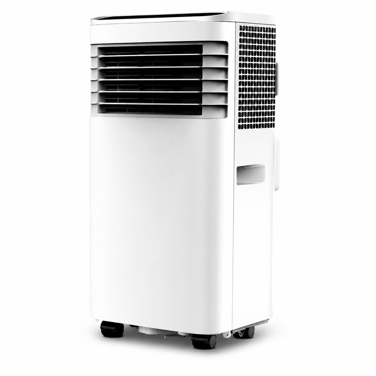 Aire acondicionado portátil 7000 BTU, sin compresor de instalación AC con manguera. Deshumidificador de ventilador de refrigeración 3 en 1 para oficina de dormitorio.Configuración Rápida Y Operación S