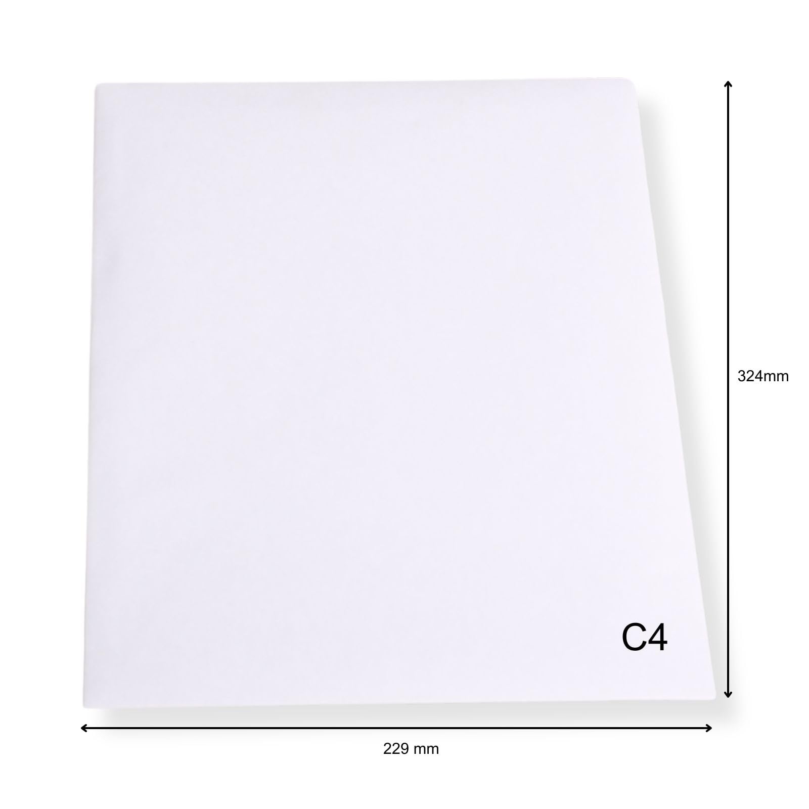 1000 St. Versandtaschen Briefumschläge Kuvert C4 A4 weiß selbstklebend ohne Fenster 229 x 324 mm SK