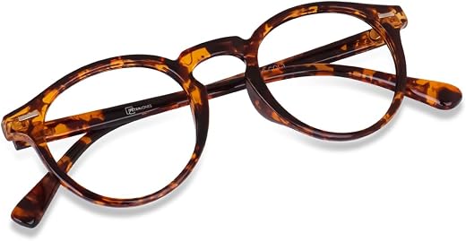 Peter Jones Medium Round Anti Glare Computer/Gaming Glasses for Women/Girls (N2288)