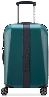 شنطة بعجلات بروميناد هارد 2.0 زد اس تي قابلة للتوسيع من ديلسي، مقاس 55 سم، اخضر، نايلون