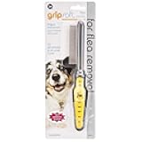 JW Pet Company GripSoft Flea Comb for Dogs