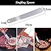 Dumplings Maker, 2pcs Stainless Steel Dumpling Maker and 3pcs Dough Ravioli Skin Press Cutter, 1pcs Stuffing Spoon-Empanadas Press Pie Maker Chinese Dumpling Pierogi Cutter Wrappers Pastry Making Tool