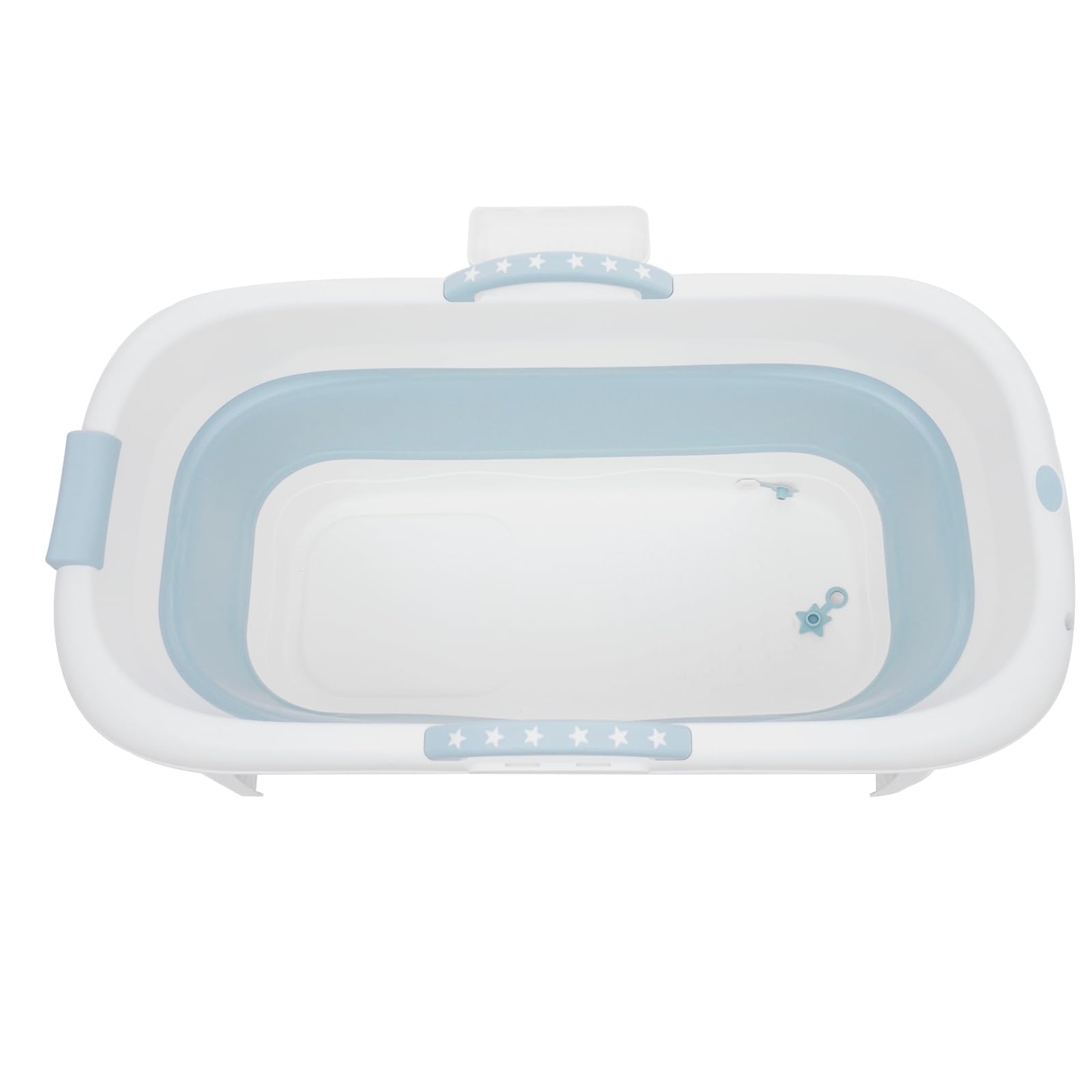 Baignoire pliable pour grands chiens avec bouchon de vidange d'eau, portable, pour laver et entretenir les chiens, jusqu'à 150 kg