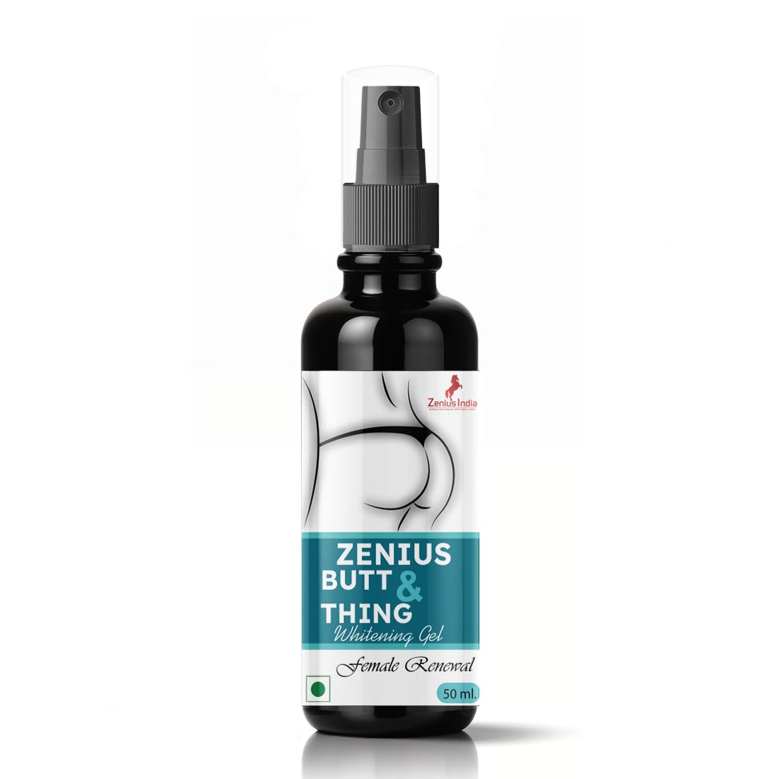 Zenius Butt & Thigh Brightening Gel – 50ml | Intimate Care Gel for Dark Patches, Detanning, Smoothing, and Deep Moisturizing | Helps Reduce Pigmentation & Supports Even Skin Tone