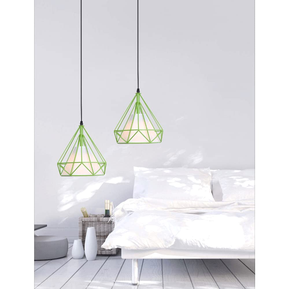 RCIDOS Luces Colgantes De Simplicidad Creativa Lámpara Colgante Elegante Escandinava Araña Elegante De Una Sola Cabeza Lámpara De Suspensión Color Diamante para Cocina Isla Comedor sobre Fregadero