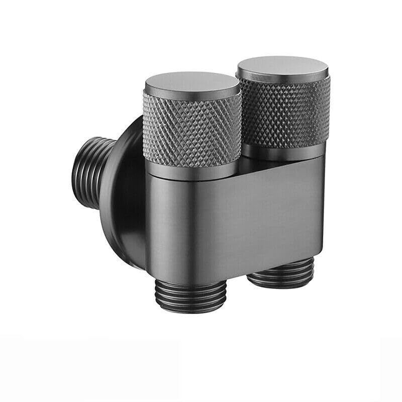 Aquieen Luxury Series Wall Mounted PVD Finish (2 - Way Angle Valve) (Black) (B0DC3Y3WT9) Amazon Price History, Amazon Price Tracker
