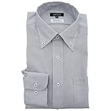 [タカキュー] ネクスコットプラス スタンダードフィット ボタンダウン長袖シャツ